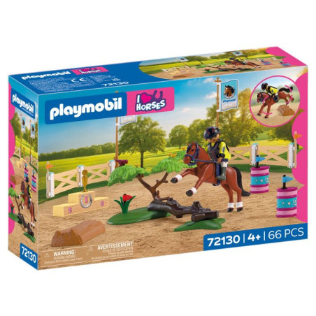 PLAYMOBIL 72130 Concours de cheval, I love horses, 66 pieces, Des 4 ans