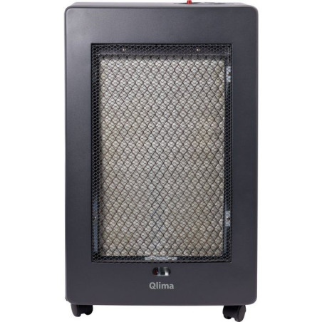 Poele a gaz - Qlima - GH 825 C - 1300 W a 2500 W - Gaz catalytique - Allumage piezo - Jusqu'a 80 m³