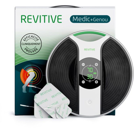Stimulateur circulatoire - REVITIVE - Medic Genou - Stimulation ciblée - Confort articulaire - Utilisation a domicile