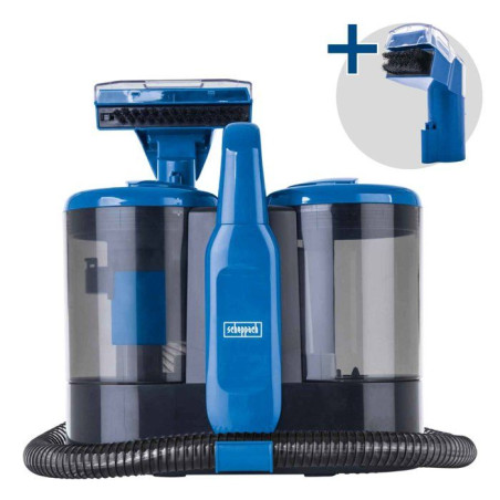 Nettoyeur détacheur / Shampouineuse SCHEPPACH - SWC600 - 600W - 15Kpa - Réservoir 1,5L - Tuyau 1,2m - Accessoires inclus