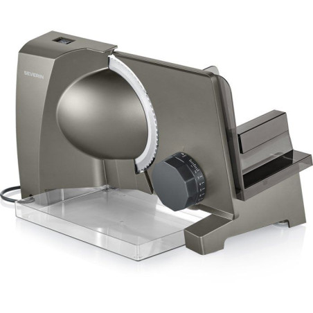 Trancheuse électrique universelle - SEVERIN - AS3918 - 150 W - Lame inox amovible 0 a 23 mm - Dark inox