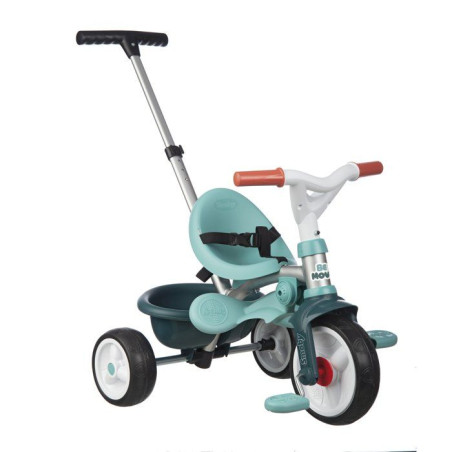 SMOBY - Tricycle Be Move Confort Bleu- Des 10mois - Fabriqué en France