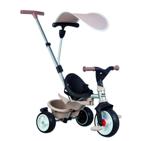 SMOBY - Tricycle Baby Balade Beige - Des 10 mois - Fabriqué en France
