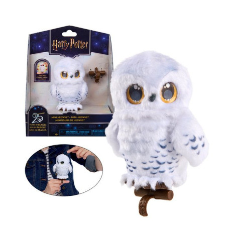 Mini Hedwige Enchantée Interactive - Wizarding World - SPINMASTER - A Partir De 6 Ans
