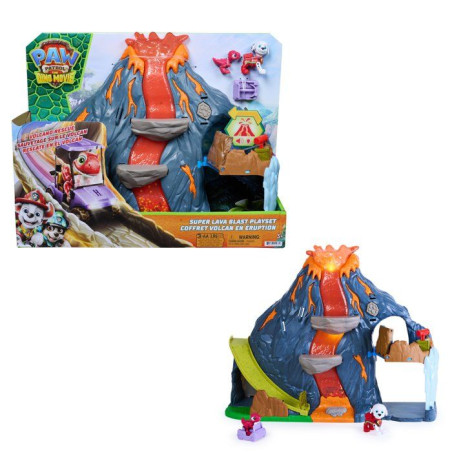 Playset Volcan Super Lava Blast - La Pat' Patrouille - Le Film Mission Dino - SPINMASTER - A Partir De 3 Ans