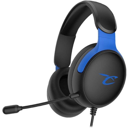 Casque gaming - SUBSONIC - Astra - Haut-parleurs 40 mm - Micro ajustable - Multi-plateformes Noir et Bleu