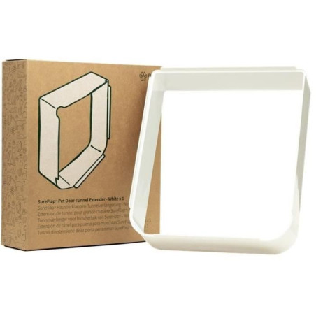 SUREFLAP Extension de tunnel grande chatiere SureFlap - Pack individuel (blanc)