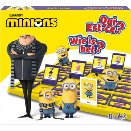 Qui est-ce ? Les Minions - Jeu de déduction - WINNING MOVES - 24 personnages Minions