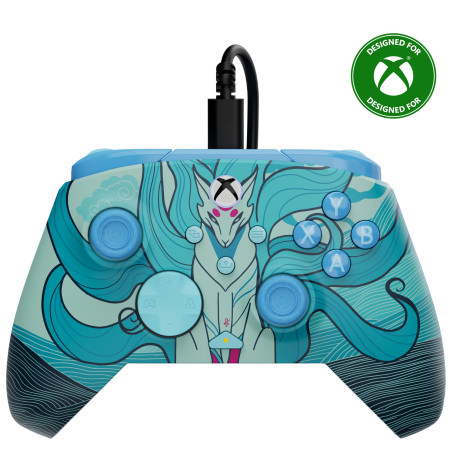 Manette filaire Turtle Beach Rematch Advanced Blue Kitsune - Pour Xbox et PC - Bleu