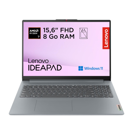 PC Portable Lenovo IdeaPad Slim 3 Ryzen 7 16 Go + 1 To SSD - Gris