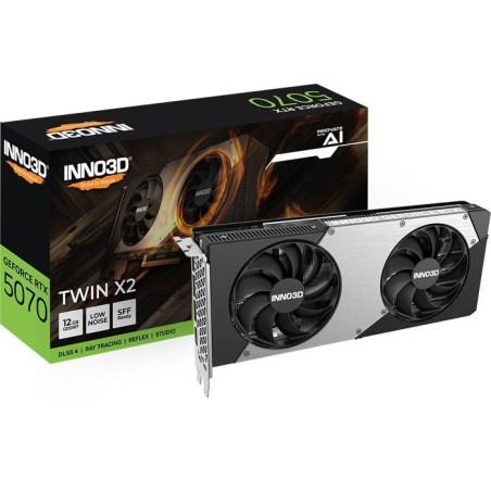 INNO3D - Carte graphique - NVIDIA RTX 5070 TWIN X2 - N50702-12D7-195064N - 12Go
