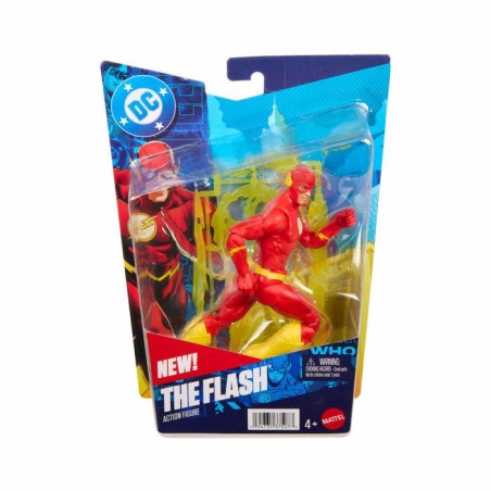 Figurine articulée - DC Premier - Flash 16,5 cm - 22 points d'articulation - Accessoires effets de vitesse - Des 4 ans