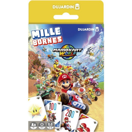 Mille bornes pocket - Jeu de société - DUJARDIN - Mario Kart World - 2 a 8 joueurs - Des 7 ans