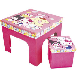 Ensemble table et tabouret...