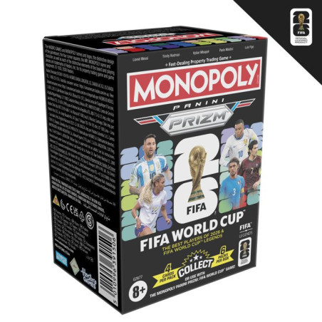 Boîte de boosters de cartes a collectionner Monopoly Panini Prizm : Coupe du monde de la FIFA