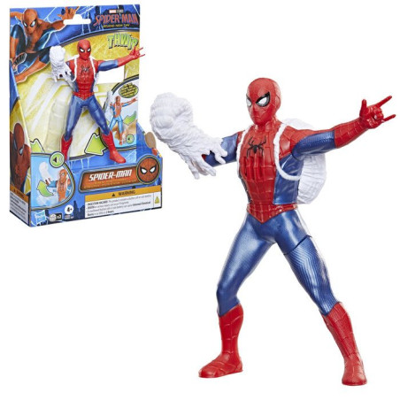 Figurine électronique Spiderman 15&nbsp;cm avec effets sonores, jouets de super-héros pour enfants , Marvel Studios SpiderMan des