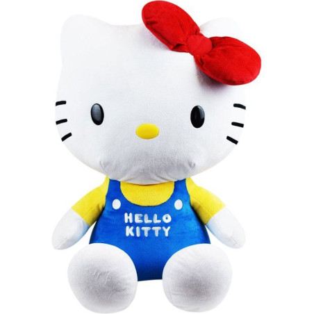 Peluche géante XXL - Hello Kitty - JEMINI - 65 cm - Ultra douce - Lavable en machine
