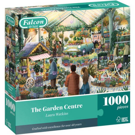Puzzle - JUMBO - FALCON - The Garden Centre - 1000 pieces - Des 12 ans