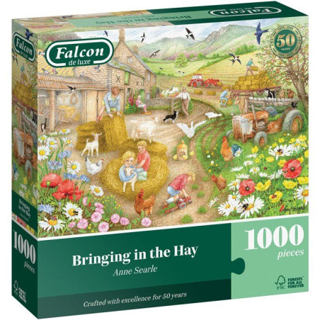 Puzzle - JUMBO - FALCON - Bringing in the Hay - 1000 pieces - Des 12 ans