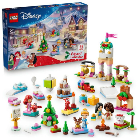 LEGO | Disney Princess 43298 - Calendrier de l'Avent 2026 - 24 Jouets + Jeu de Plateau - Set pour Enfant - A partir de 5 ans