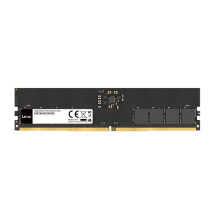 Barrette Mémoire - LEXAR - DDR5 16 Go - 288 PIN U-DIMM - 4800 MHz CL46 - 1.1 V - Blister