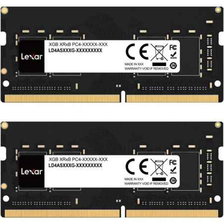 Barrette Mémoire - LEXAR - DDR4 16 Go - 288 PIN U-DIMM - 3200 MHz CL22 - 1.2 V - Blister