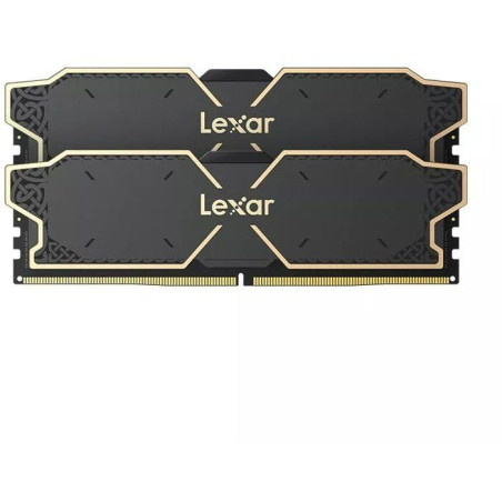 Barrette Mémoire - LEXAR THOR - DDR5 6000 - CL38 1.3 V - 32 Go (2x 16 Go) - Dissipateur thermique - Noir