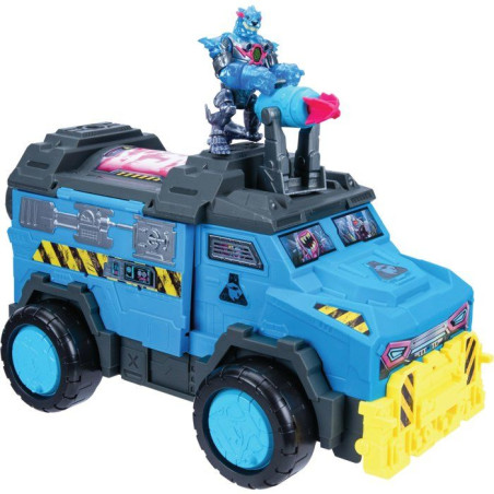 Véhicule - MRBEAST LAB - Mega Battle Lab S2 - Transformable - Figurine incluse - Accessoires
