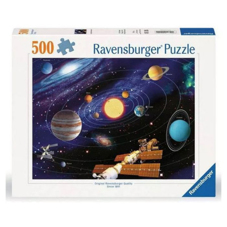 500p puzzle Systeme solaire - NATHAN JEUX - Bleu - Des 12 ans