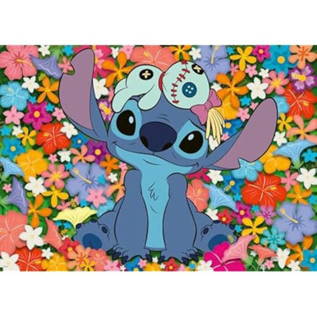 Puzzle - RAVENSBURGER - 1000 pieces - Stitch et Souillon - Intérieur - Adultes et enfants des 14 ans