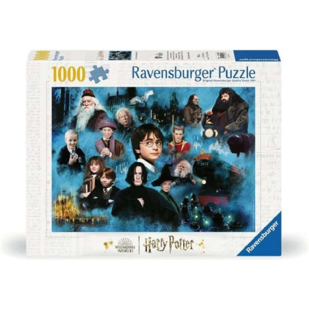 Puzzle - RAVENSBURGER - Le Monde Magique d'Harry Potter - 1000 pieces - 70 x 50 cm - Anti-reflets