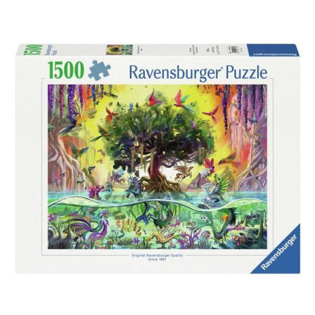 Puzzle - RAVENSBURGER - Einhorn aus dem See u. s. Freunde - 1500 pieces - Multicolore - Intérieur