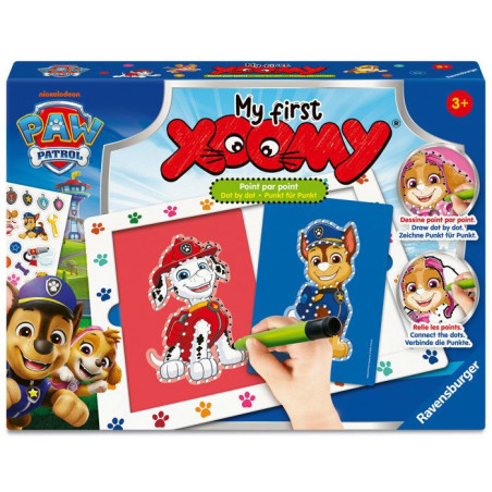 Ravensburger – My First Xoomy Pat'Patrouille – Point par Point – Mes premiers dessins – Dessin – Loisir créatif-Des 3