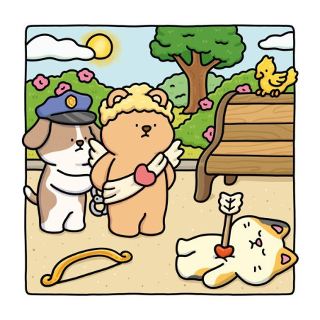 Ravensburger – Cozy coloring – Silly crimes – Coloriage adulte – Activité détente et créative – 48133