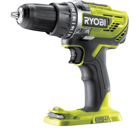 RYOBI Perceuse-visseuse 18V ONE+ - sans batterie ni chargeur - R18DD3-0