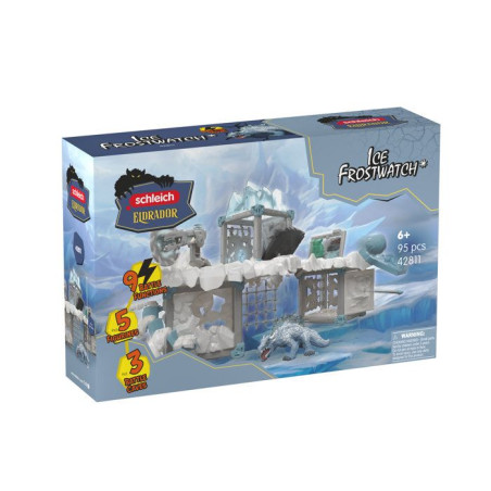CCoffret de jeu - SCHLEICH - 42811 - Forteresse de Glace - Eldrador Creatures - 95 pieces - Des 6 ans