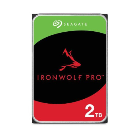 SEAGATE - IronWolf Pro - Disque dur interne NAS HDD - 2 To - 3,5 pouces - 7200 tr/min