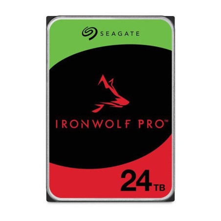 SEAGATE - IronWolf Pro ST24000NT002 - Disque dur interne - 24 To - 7200 trs/min - 3,5