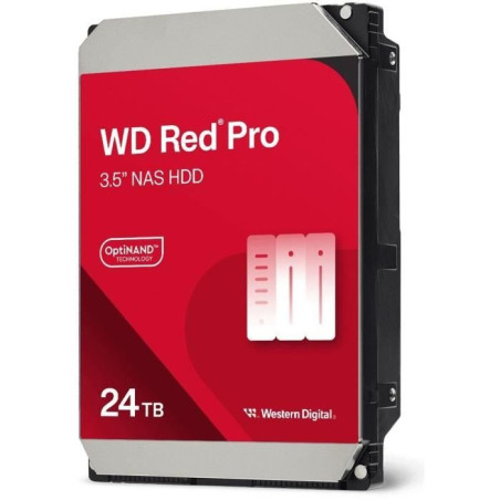 WESTERN DIGITAL - Red Pro WD241KFGX - Disque dur - 24 To - 7200 tr/min - 3.5 - SATA