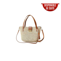 Sac MM en raphia avec...