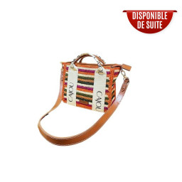 Sac en raphia avec bande...