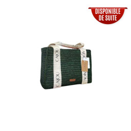 Sac en raphia avec bande...