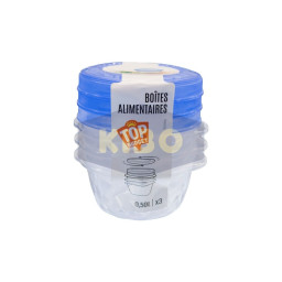Boîtes alimentaires 3 x 0,5L