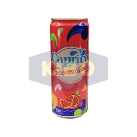 Boisson gazeuse caprice grenadine en cannette 33cl