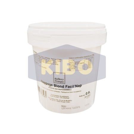 Nappage blanc facil 900g