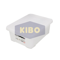 Bac transparent avec couvercle 11L