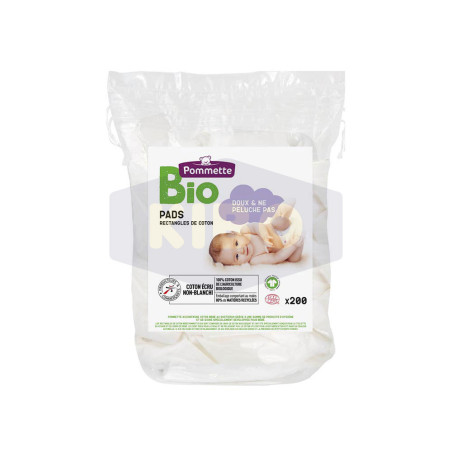 Coton care pads bio x200 pièces