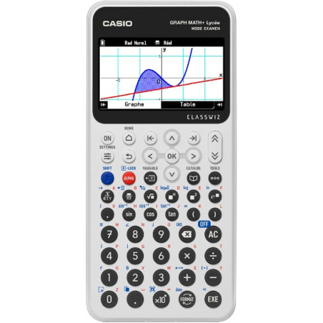 Calculatrice Graphique Nouveau modèle CASIO Graph Math+ - Gris