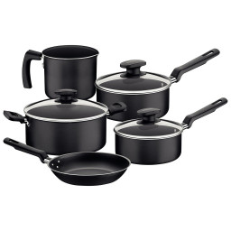 Batterie de cuisine TRAMONTINA - gamme Loreto noir 5 pièces