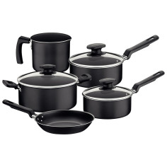 Batterie de cuisine TRAMONTINA - gamme Loreto noir 5 pièces